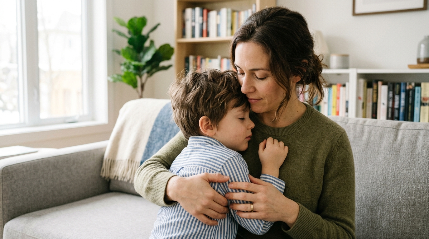 « Je pensais qu’un câlin en pleine crise, c’était lui donner raison » : pourquoi tout se joue sur ce que vous faites juste après